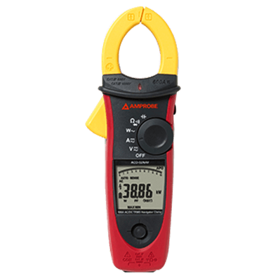 Amprobe Acdc-52nav Ac-dc Cat Iv 600 A Trms Navigator Clamp Meter 