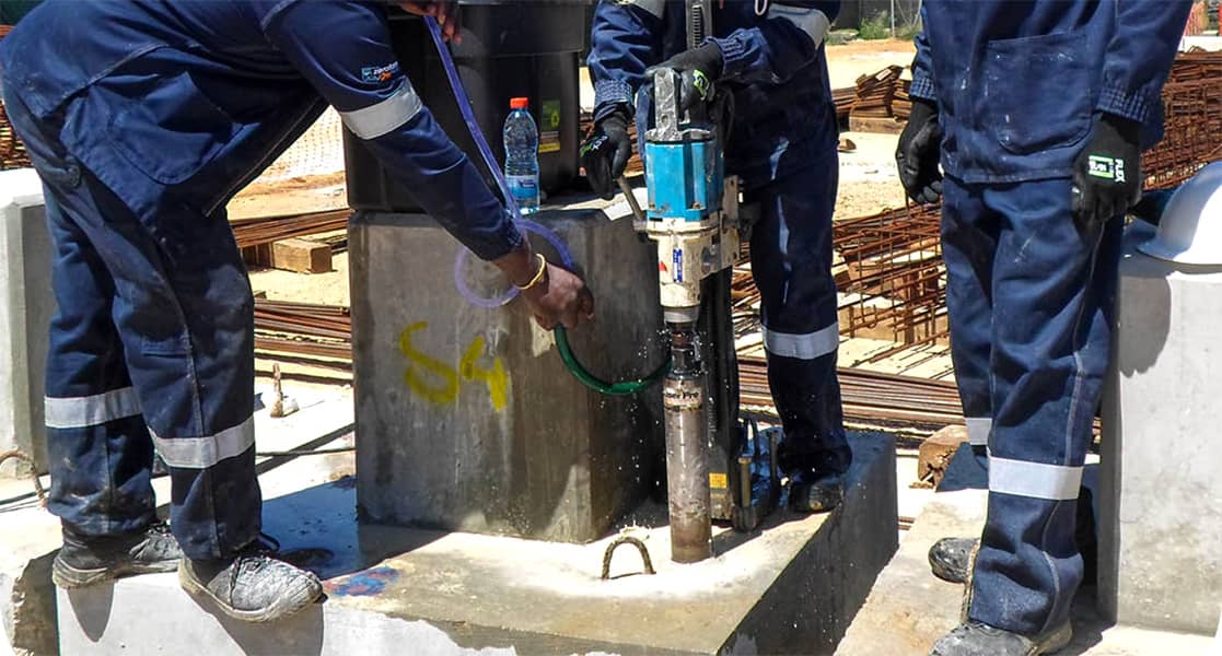 Mapping homogeneity of concrete